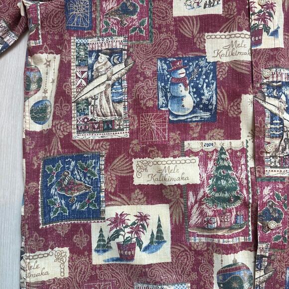 Reyn Spooner 2009 Mele Kalikimaka Limited Issue Hawaiian Traditions shirt XXL - Picture 3 of 4